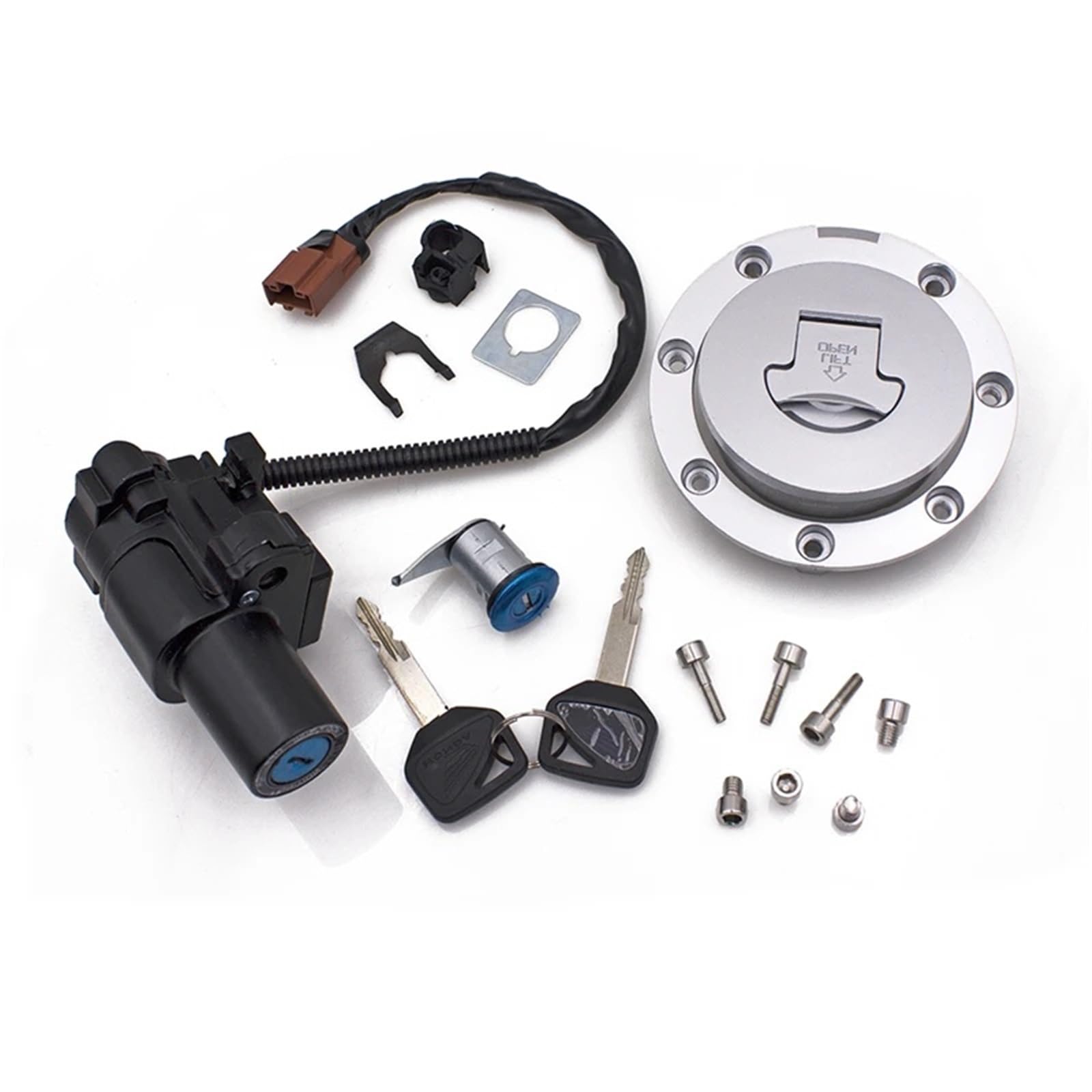 EQAUHYB Zündschalter Kompatibel Mit CBR600RR 2007 2008 2009 2010 2011 2012 2013 2014 Motorrad Zündung Starten Schalter Schlüssel Lock Draht Buchse Schlüssel Montage Abdeckung EQAUHYB Zündschalter Kompatibel Mit CBR600RR 2007 2008 2009 2010 2011 2012 2013 2014 Motorrad Zündung Starten Schalter Schlüssel Lock Draht Buchse Schlüssel Montage Abdeckung von EQAUHYB