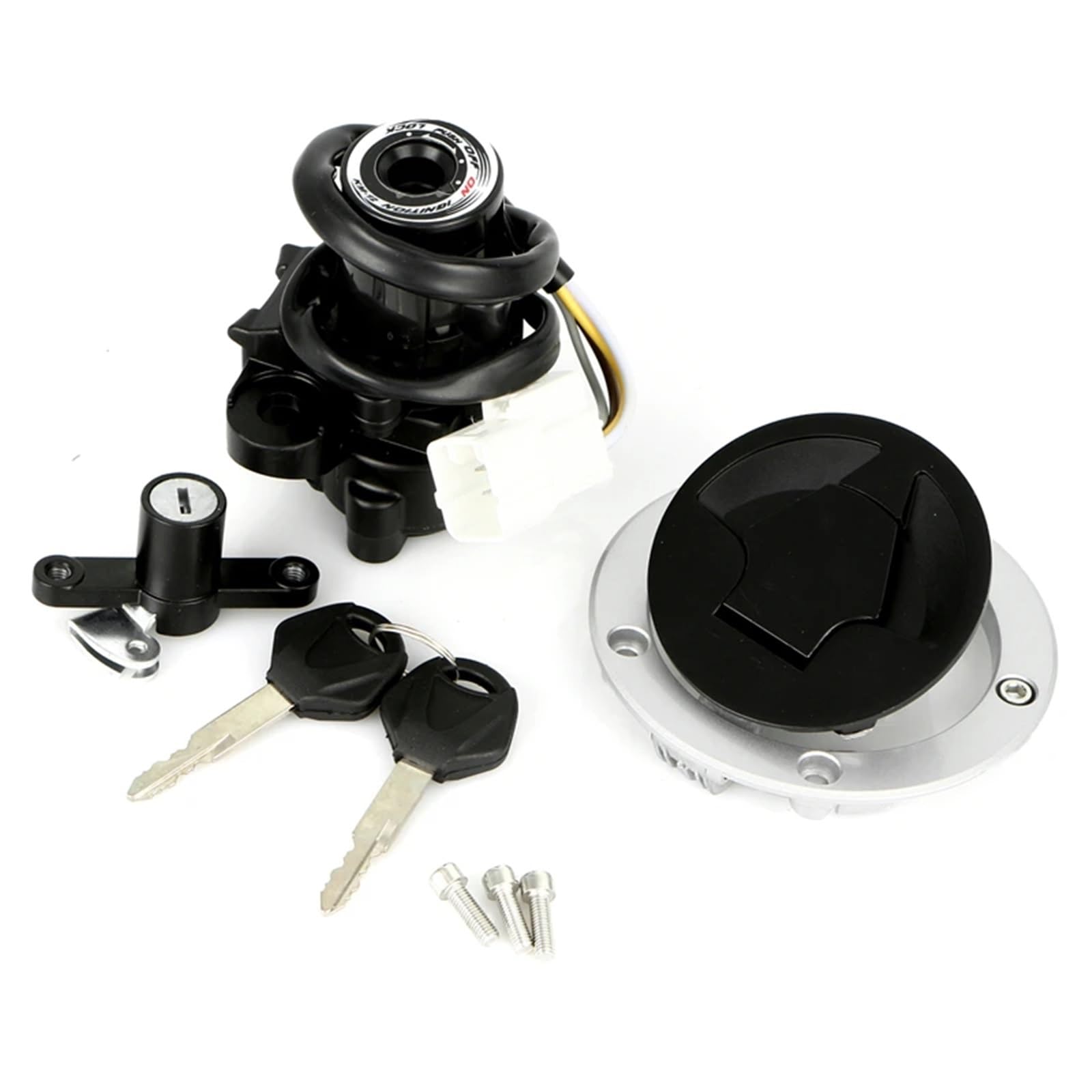 EQAUHYB Zündschalter Kompatibel Mit Für ZX-6R 636 Für Z1000sx 2011 2012 2013 2014 2015 2016 Motorrad-Tankdeckel-Zündschalter-Sperrschlüssel-Zubehör EQAUHYB Zündschalter Kompatibel Mit Für ZX-6R 636 Für Z1000sx 2011 2012 2013 2014 2015 2016 Motorrad-Tankdeckel-Zündschalter-Sperrschlüssel-Zubehör von EQAUHYB