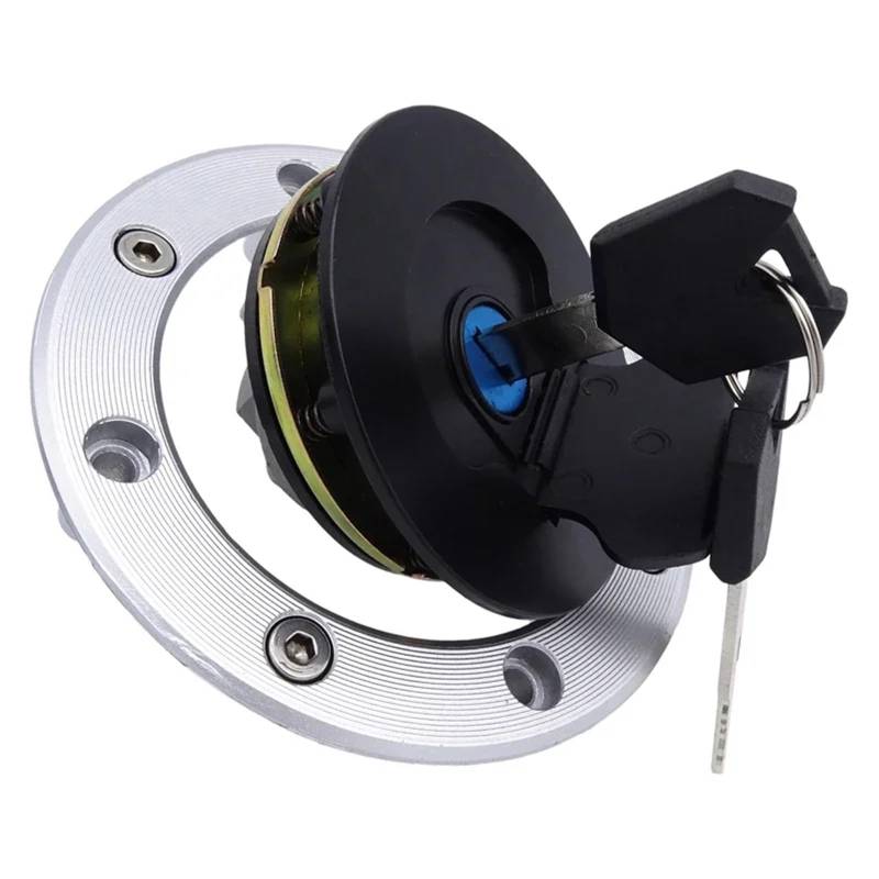 EQAUHYB Zündschalter Kompatibel Mit Suzuki Für GSX600 1998 1999 2000 2001 2002 2003 2004 2005 2006 Motorrad-Zündschalter Benzin-Tankdeckel-Kappenschloss-Set-Kits von EQAUHYB
