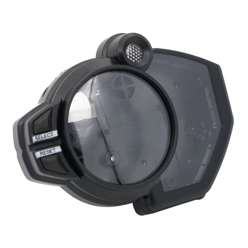 Motorrad Tachometerrahmen Kompatibel Mit Yamaha Für YZF R1 2009 2010 2011 2012 2013 2014 Für R6 2017–2020 Tachometer Instrumentengehäuse Messgerät Kilometerzähler Drehzahlmesser Gehäuseabdeckung von EQAUHYB