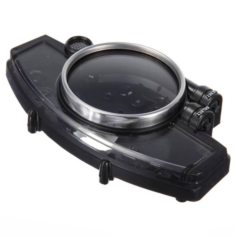 Motorrad Tachometerrahmen Kompatibel Mit Yamaha Für YZF R6 2006-2012 Für YZF R1 2004 2005 2006 Motorrad Messgerät Uhr Instrumentengehäuse Messgeräte Drehzahlmesser Gehäusekastenabdeckung(1 Set) von EQAUHYB