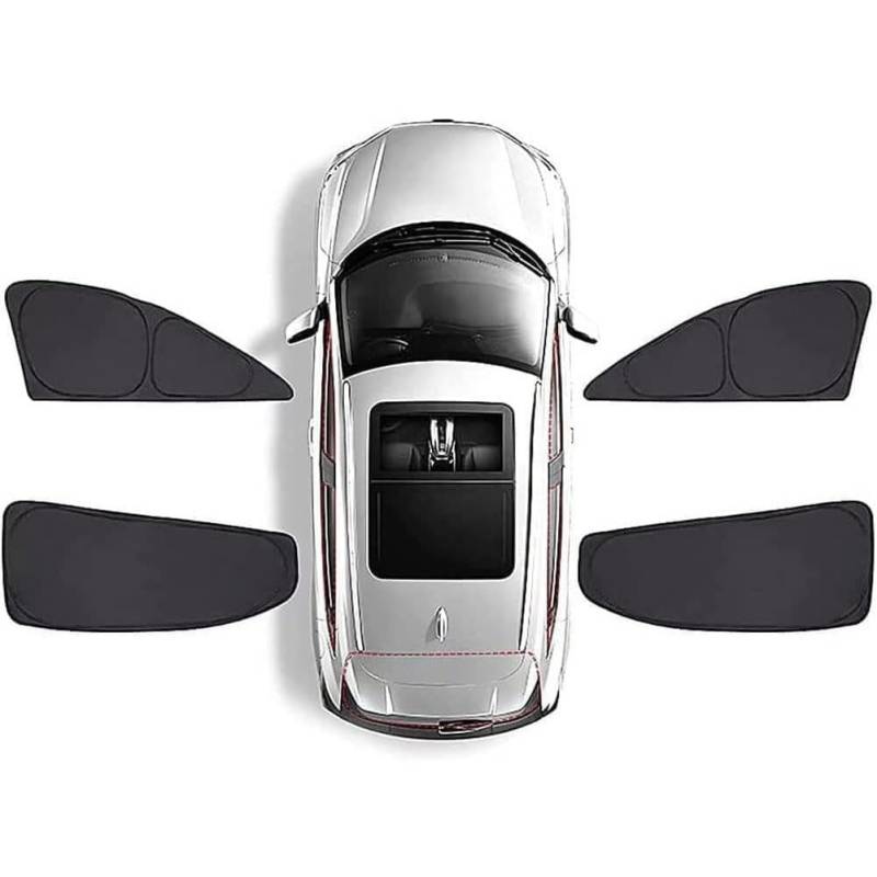 Auto Windschutzscheiben Sonnenschutz FüR Q2 2019-2023, Auto-Visier Windschutzscheibe Sonnenblende Anti-Uv ZubehöR Schutz PrivatsphäRe, Side Windows von EQHCVCES