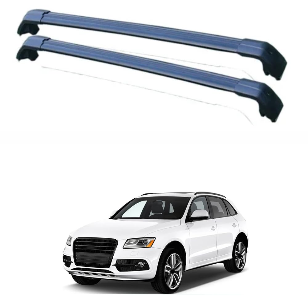 2PCS Auto Aluminium Relingträger Dachträger, für Audi Q5 2008-2023 Gepäckträger Dachboxen Fahrradträger Dachgepäckträger Car Zubehör,B 2PCS Auto Aluminium Relingträger Dachträger, für Audi Q5 2008-2023 Gepäckträger Dachboxen Fahrradträger Dachgepäckträger Car Zubehör,B von EQLIFD