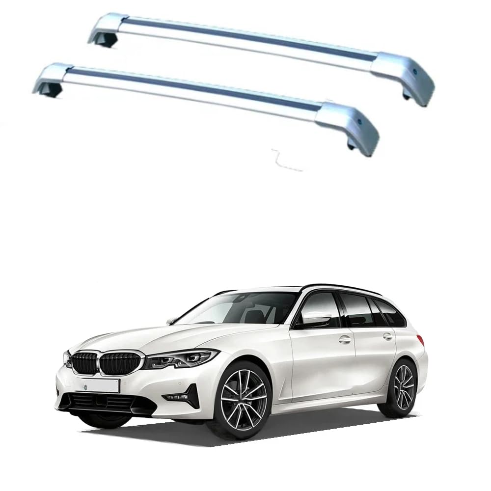 2PCS Auto Aluminium Relingträger Dachträger, für BMW 3 Series 5-dr Estate 2020-2022 G21 Gepäckträger Dachboxen Fahrradträger Dachgepäckträger Car Zubehör,C 2PCS Auto Aluminium Relingträger Dachträger, für BMW 3 Series 5-dr Estate 2020-2022 G21 Gepäckträger Dachboxen Fahrradträger Dachgepäckträger Car Zubehör,C von EQLIFD