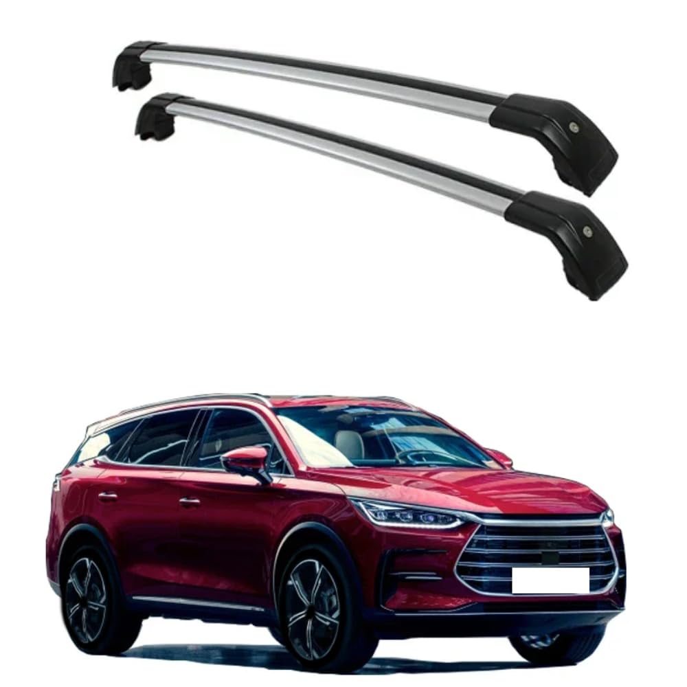 2PCS Auto Aluminium Relingträger Dachträger, für BYD Tang 5-Door SUV 2018-2023 Gepäckträger Dachboxen Fahrradträger Dachgepäckträger Car Zubehör,A 2PCS Auto Aluminium Relingträger Dachträger, für BYD Tang 5-Door SUV 2018-2023 Gepäckträger Dachboxen Fahrradträger Dachgepäckträger Car Zubehör,A von EQLIFD