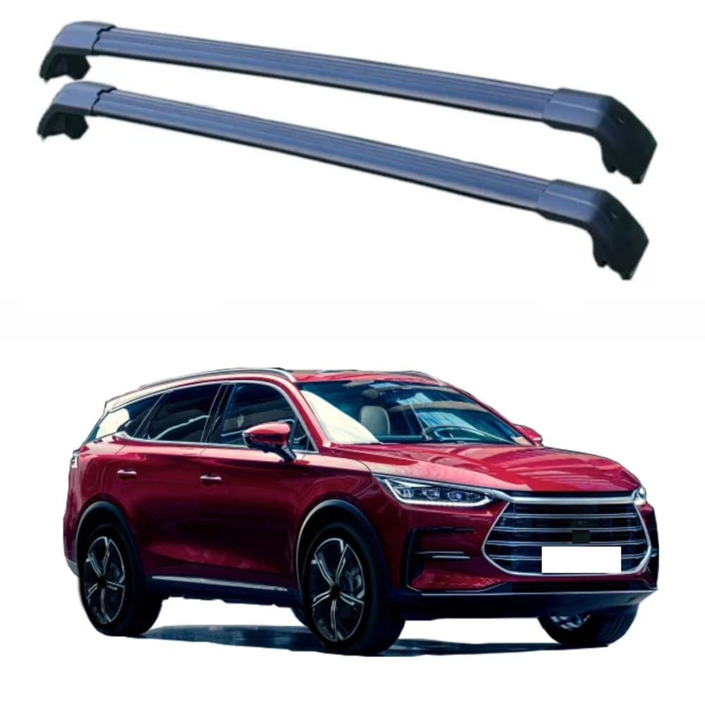 2PCS Auto Aluminium Relingträger Dachträger, für BYD Tang 5-Door SUV 2018-2023 Gepäckträger Dachboxen Fahrradträger Dachgepäckträger Car Zubehör,B 2PCS Auto Aluminium Relingträger Dachträger, für BYD Tang 5-Door SUV 2018-2023 Gepäckträger Dachboxen Fahrradträger Dachgepäckträger Car Zubehör,B von EQLIFD