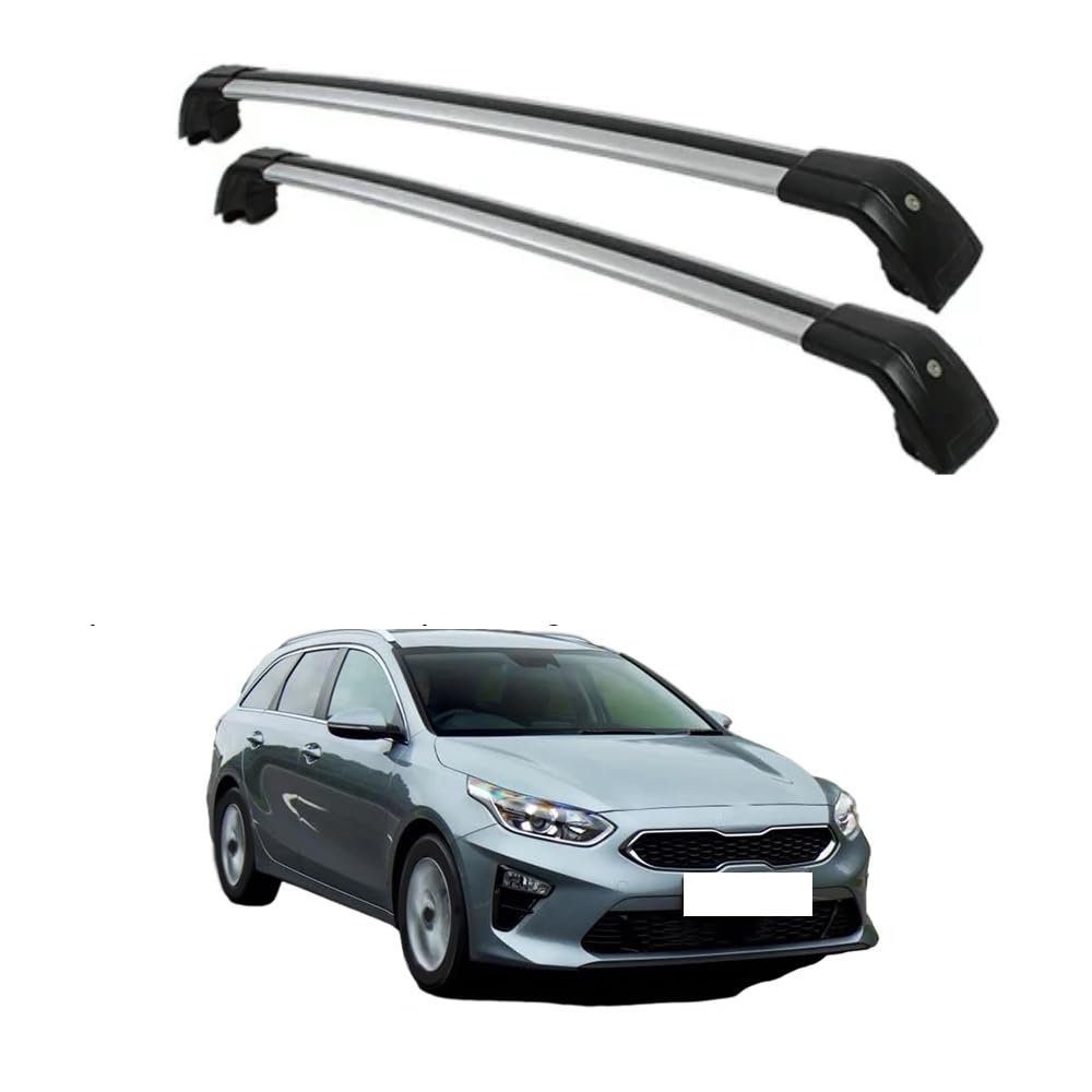 2PCS Auto Aluminium Relingträger Dachträger, für Kia Ceed Sports Wagon 2018-2022 Gepäckträger Dachboxen Fahrradträger Dachgepäckträger Car Zubehör,A 2PCS Auto Aluminium Relingträger Dachträger, für Kia Ceed Sports Wagon 2018-2022 Gepäckträger Dachboxen Fahrradträger Dachgepäckträger Car Zubehör,A von EQLIFD
