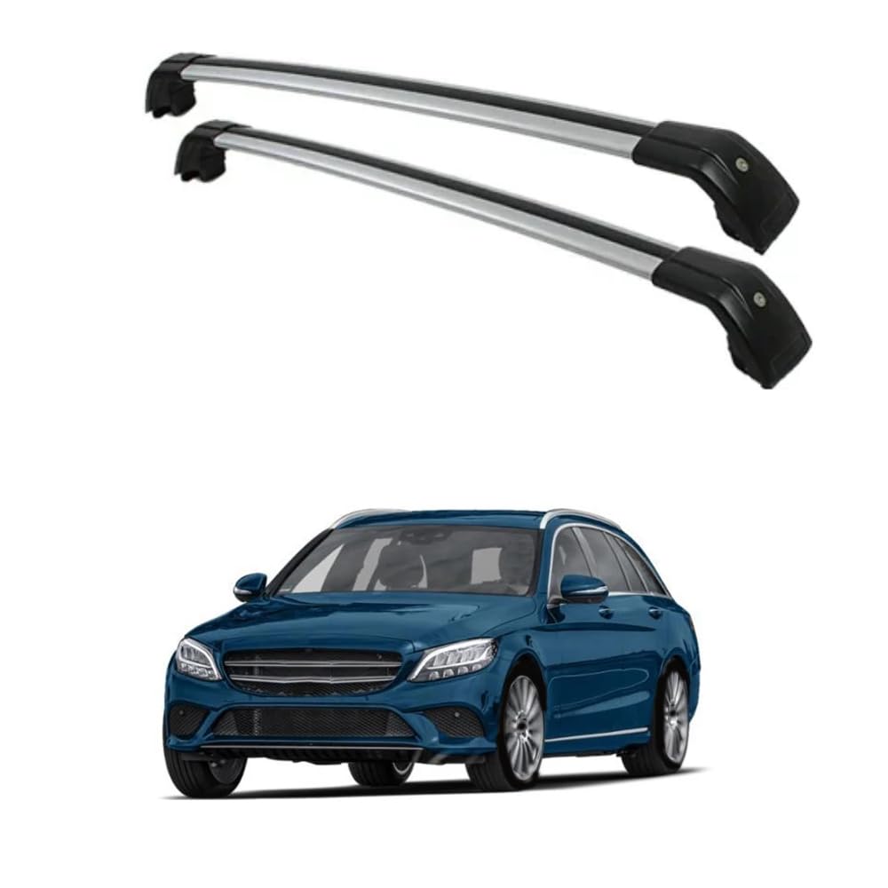 2PCS Auto Aluminium Relingträger Dachträger, für Mercedes-Benz C-Class 2015-2019 Gepäckträger Dachboxen Fahrradträger Dachgepäckträger Car Zubehör,A 2PCS Auto Aluminium Relingträger Dachträger, für Mercedes-Benz C-Class 2015-2019 Gepäckträger Dachboxen Fahrradträger Dachgepäckträger Car Zubehör,A von EQLIFD