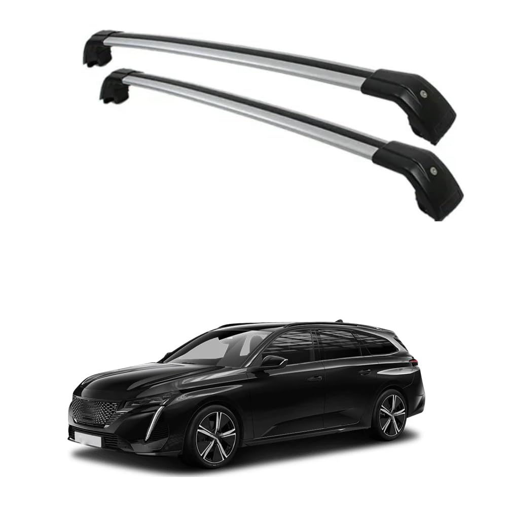 2PCS Auto Aluminium Relingträger Dachträger, für Peugeot 308 SW 2007-2019 Gepäckträger Dachboxen Fahrradträger Dachgepäckträger Car Zubehör,A 2PCS Auto Aluminium Relingträger Dachträger, für Peugeot 308 SW 2007-2019 Gepäckträger Dachboxen Fahrradträger Dachgepäckträger Car Zubehör,A von EQLIFD