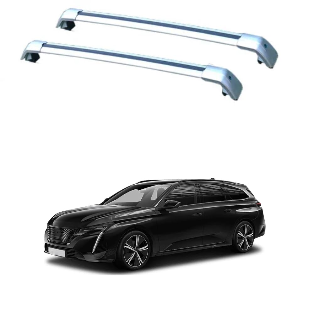 2PCS Auto Aluminium Relingträger Dachträger, für Peugeot 308 SW 2007-2019 Gepäckträger Dachboxen Fahrradträger Dachgepäckträger Car Zubehör,C 2PCS Auto Aluminium Relingträger Dachträger, für Peugeot 308 SW 2007-2019 Gepäckträger Dachboxen Fahrradträger Dachgepäckträger Car Zubehör,C von EQLIFD