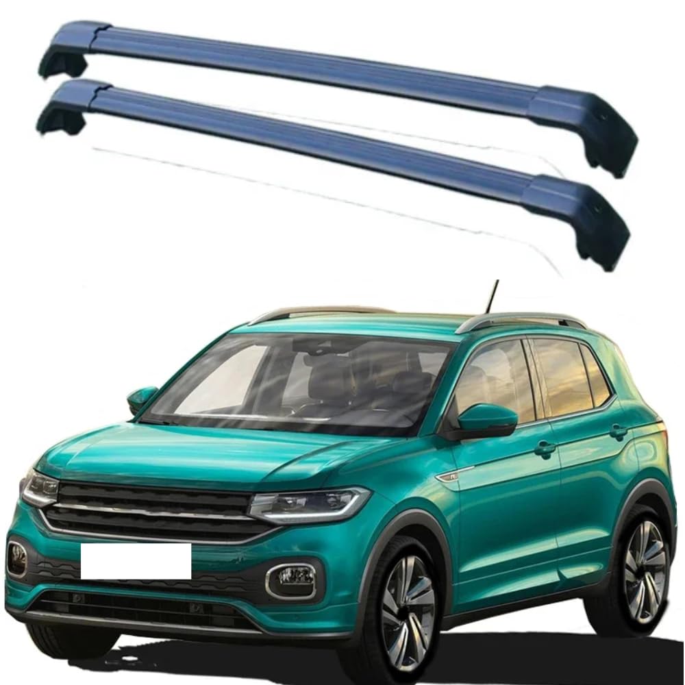 2PCS Auto Aluminium Relingträger Dachträger, für T-Cross Gepäckträger Dachboxen Fahrradträger Dachgepäckträger Car Zubehör,B 2PCS Auto Aluminium Relingträger Dachträger, für T-Cross Gepäckträger Dachboxen Fahrradträger Dachgepäckträger Car Zubehör,B von EQLIFD
