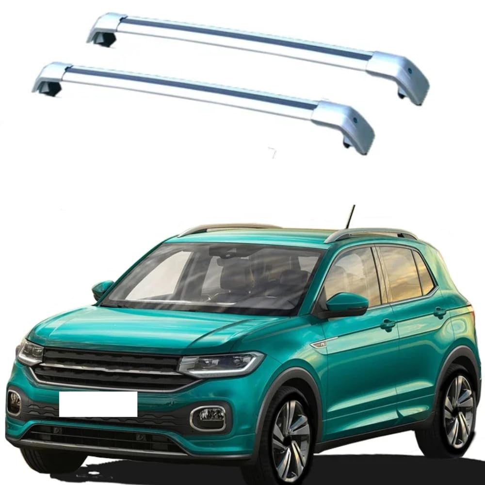 2PCS Auto Aluminium Relingträger Dachträger, für T-Cross Gepäckträger Dachboxen Fahrradträger Dachgepäckträger Car Zubehör,C 2PCS Auto Aluminium Relingträger Dachträger, für T-Cross Gepäckträger Dachboxen Fahrradträger Dachgepäckträger Car Zubehör,C von EQLIFD
