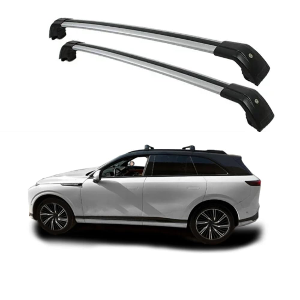 2PCS Auto Aluminium Relingträger Dachträger, für XPeng G9 5 Door SUV 2022-2024 Gepäckträger Dachboxen Fahrradträger Dachgepäckträger Car Zubehör,A 2PCS Auto Aluminium Relingträger Dachträger, für XPeng G9 5 Door SUV 2022-2024 Gepäckträger Dachboxen Fahrradträger Dachgepäckträger Car Zubehör,A von EQLIFD