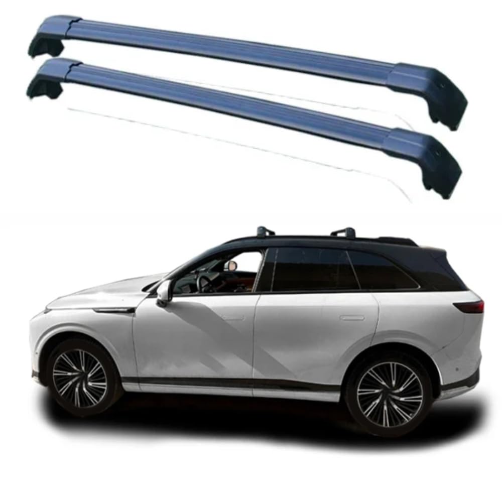 2PCS Auto Aluminium Relingträger Dachträger, für XPeng G9 5 Door SUV 2022-2024 Gepäckträger Dachboxen Fahrradträger Dachgepäckträger Car Zubehör,B 2PCS Auto Aluminium Relingträger Dachträger, für XPeng G9 5 Door SUV 2022-2024 Gepäckträger Dachboxen Fahrradträger Dachgepäckträger Car Zubehör,B von EQLIFD