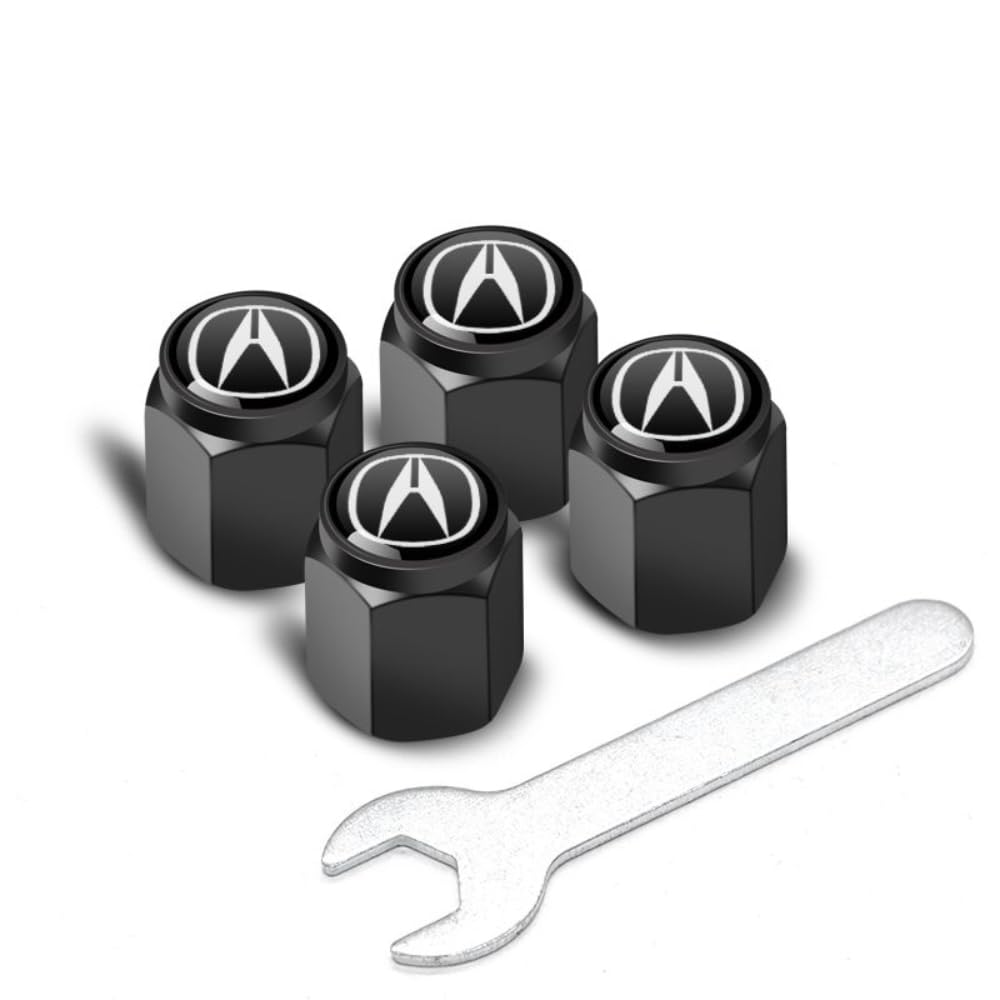 4Pcs Auto Legierung Reifenventil Ventilkappen, für Acura CDX ILX TLX MDX RDX ZDX RLX TLRL Luftabdeckungen Staubkappen Rostschutz stabilen Car Reifen Zubehör,B 4Pcs Auto Legierung Reifenventil Ventilkappen, für Acura CDX ILX TLX MDX RDX ZDX RLX TLRL Luftabdeckungen Staubkappen Rostschutz stabilen Car Reifen Zubehör,B von EQLIFD