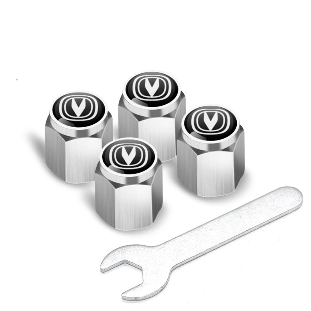 4Pcs Auto Legierung Reifenventil Ventilkappen, für Changan CS35 Plus CS55 Plus CS75 Plus Eado Uni-T X5 X7 Luftabdeckungen Staubkappen Rostschutz stabilen Car Reifen Zubehör,A 4Pcs Auto Legierung Reifenventil Ventilkappen, für Changan CS35 Plus CS55 Plus CS75 Plus Eado Uni-T X5 X7 Luftabdeckungen Staubkappen Rostschutz stabilen Car Reifen Zubehör,A von EQLIFD