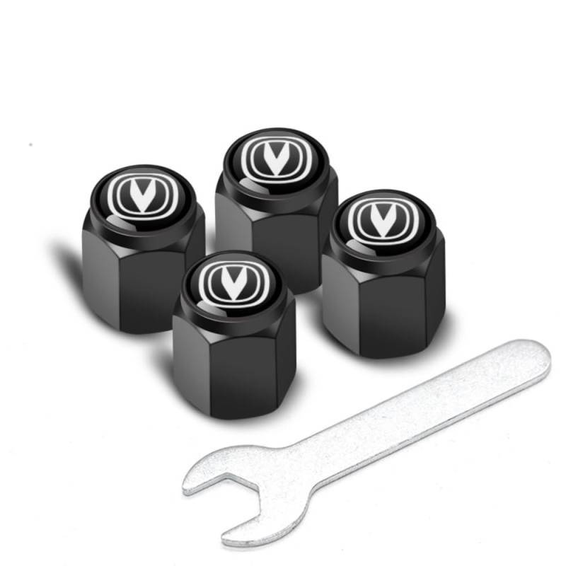 4Pcs Auto Legierung Reifenventil Ventilkappen, für Changan CS35 Plus CS55 Plus CS75 Plus Eado Uni-T X5 X7 Luftabdeckungen Staubkappen Rostschutz stabilen Car Reifen Zubehör,B von EQLIFD