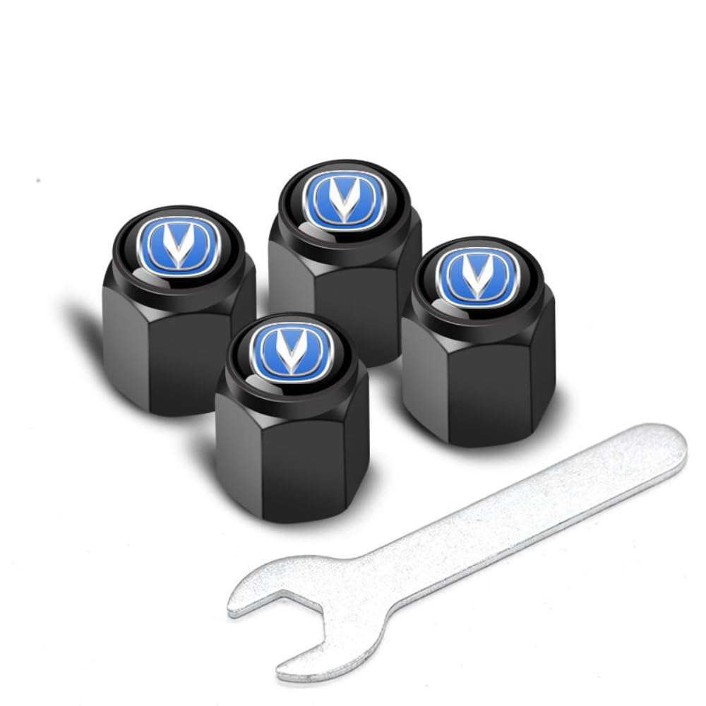 4Pcs Auto Legierung Reifenventil Ventilkappen, für Changan CS35 Plus CS55 Plus CS75 Plus Eado Uni-T X5 X7 Luftabdeckungen Staubkappen Rostschutz stabilen Car Reifen Zubehör,B 4Pcs Auto Legierung Reifenventil Ventilkappen, für Changan CS35 Plus CS55 Plus CS75 Plus Eado Uni-T X5 X7 Luftabdeckungen Staubkappen Rostschutz stabilen Car Reifen Zubehör,B von EQLIFD