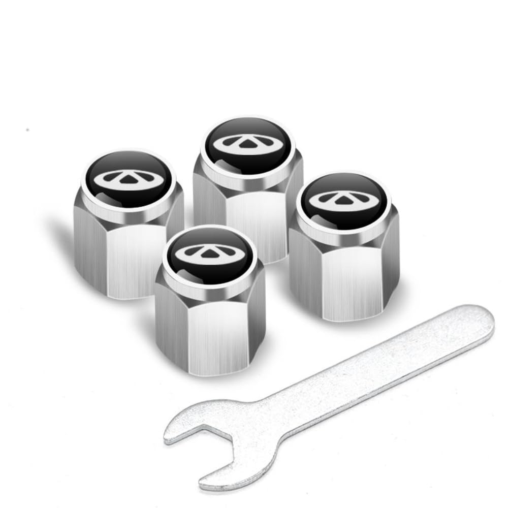 4Pcs Auto Legierung Reifenventil Ventilkappen, für Chery Tiggo 8 Arrizo 5 pro gx 5X eQ7 Chery tiggo 7 Pro 2020 Luftabdeckungen Staubkappen Rostschutz stabilen Car Reifen Zubehör,A 4Pcs Auto Legierung Reifenventil Ventilkappen, für Chery Tiggo 8 Arrizo 5 pro gx 5X eQ7 Chery tiggo 7 Pro 2020 Luftabdeckungen Staubkappen Rostschutz stabilen Car Reifen Zubehör,A von EQLIFD