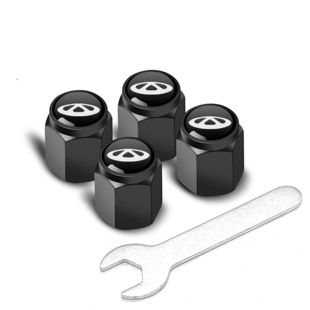 4Pcs Auto Legierung Reifenventil Ventilkappen, für Chery Tiggo 8 Arrizo 5 pro gx 5X eQ7 Chery tiggo 7 Pro 2020 Luftabdeckungen Staubkappen Rostschutz stabilen Car Reifen Zubehör,B 4Pcs Auto Legierung Reifenventil Ventilkappen, für Chery Tiggo 8 Arrizo 5 pro gx 5X eQ7 Chery tiggo 7 Pro 2020 Luftabdeckungen Staubkappen Rostschutz stabilen Car Reifen Zubehör,B von EQLIFD