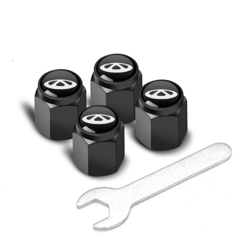 4Pcs Auto Legierung Reifenventil Ventilkappen, für Chery Tiggo 8 Arrizo 5 pro gx 5X eQ7 Chery tiggo 7 Pro 2020 Luftabdeckungen Staubkappen Rostschutz stabilen Car Reifen Zubehör,B von EQLIFD