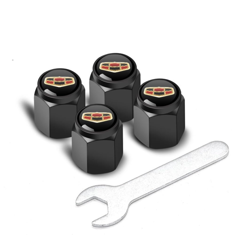 4Pcs Auto Legierung Reifenventil Ventilkappen, für Geely Coolray 2019-2020 Boyue NL3 Emgrand X7 EX7 SUV GT GC9 Luftabdeckungen Staubkappen Rostschutz stabilen Car Reifen Zubehör,B 4Pcs Auto Legierung Reifenventil Ventilkappen, für Geely Coolray 2019-2020 Boyue NL3 Emgrand X7 EX7 SUV GT GC9 Luftabdeckungen Staubkappen Rostschutz stabilen Car Reifen Zubehör,B von EQLIFD