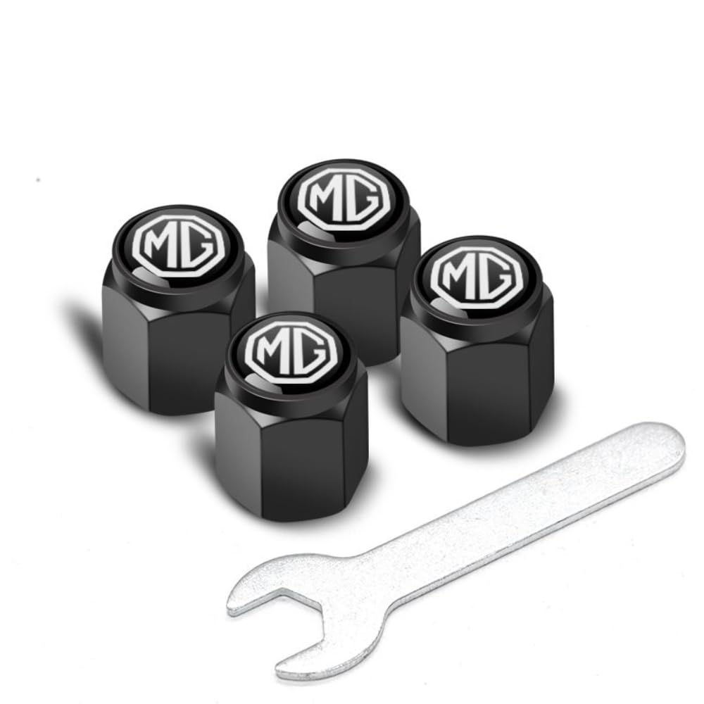 4Pcs Auto Legierung Reifenventil Ventilkappen, für MG 3 5 6 7 GS HS ZS MG3 MG5 Luftabdeckungen Staubkappen Rostschutz stabilen Car Reifen Zubehör,B 4Pcs Auto Legierung Reifenventil Ventilkappen, für MG 3 5 6 7 GS HS ZS MG3 MG5 Luftabdeckungen Staubkappen Rostschutz stabilen Car Reifen Zubehör,B von EQLIFD
