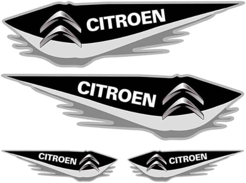 Auto Emblem Aufkleber für Citroen C1 C2 C3 C4 C5 Jumpy Ds3 Ds4 Berlingo Jumpy,Auto 3D Metall Stamm Worte Buchstaben Logo Aufkleber Emblem Abzeichen Aufkleber von EQLMDLKL