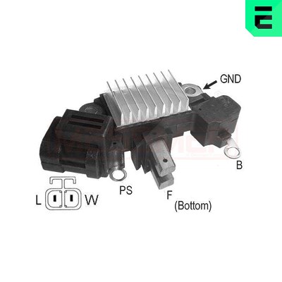 Era Generatorregler [Hersteller-Nr. 215406] für Honda, Opel, Vauxhall von ERA