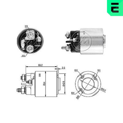 Era Magnetschalter, Starter [Hersteller-Nr. ZM3497] für Citroën, Peugeot von ERA
