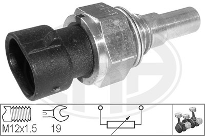 Era Sensor, Kühlmitteltemperatur [Hersteller-Nr. 330107] für Alfa Romeo, Cadillac, Chevrolet, Chrysler, Dodge, Fiat, Gm Korea, Isuzu, Jeep, Lada, Lanc von ERA