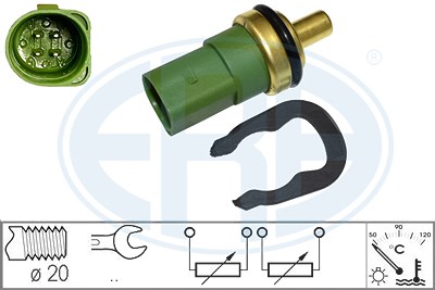 Era Sensor, Kühlmitteltemperatur [Hersteller-Nr. 330496] für Audi, Ford, Seat, Skoda, VW von ERA