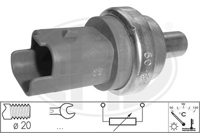 Era Sensor, Kühlmitteltemperatur [Hersteller-Nr. 330502] für Citroën, Ds, Fiat, Ford, Jaguar, Lancia, Land Rover, Mazda, Mini, Mitsubishi, Peugeot, Su von ERA