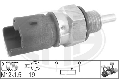 Era Sensor, Kühlmitteltemperatur [Hersteller-Nr. 330624] für Citroën, Ds, Fiat, Lancia, Peugeot, Renault, Toyota von ERA