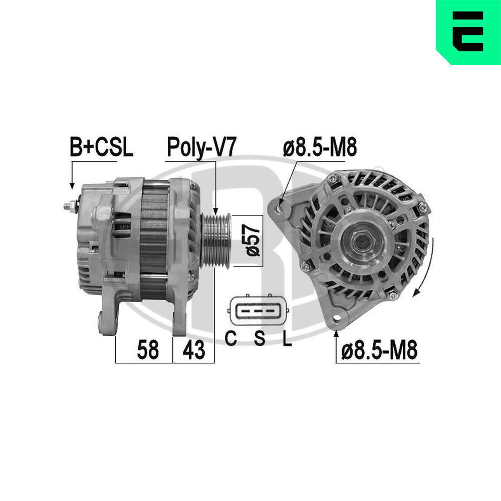 Generator ERA 209347A Generator ERA 209347A von ERA