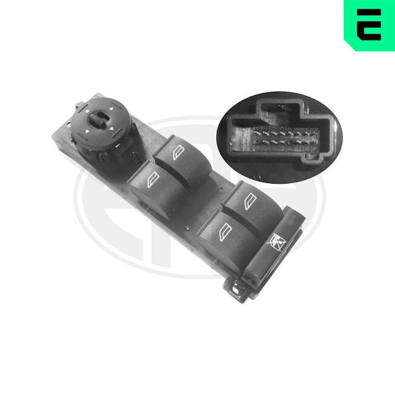 Schalter, Fensterheber vorne links ERA 662400 von ERA