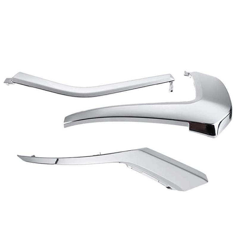 3 Stücke Auto Spoiler Kit Vorne Rechts Stoßstange Splitter Lip Body Kit Spoiler Diffusor Lip Chin Bumper, Für Mitsubishi Outlander 2016-2019 von ERBV