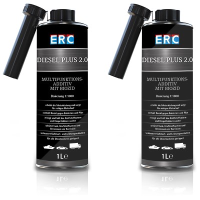 Erc 2x 1 L Diesel Plus 2.0 mit Biozid - 1:1000 Konzentrat [Hersteller-Nr. 1970D1C1] von ERC
