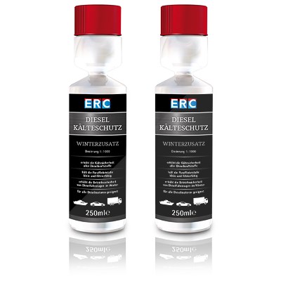 Erc 2x 250 ml Diesel Kälteschutz - 1:1000 Konzentrat Fließverbesserer [Hersteller-Nr. 1830F025C4] von ERC