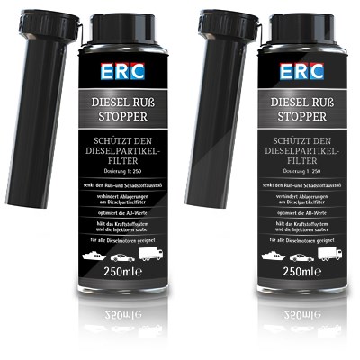 Erc 2x 250 ml Diesel Ruß Stopper [Hersteller-Nr. 1780D025C4] von ERC