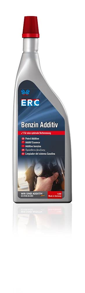 ERC Benzin Additiv für 40-60 Liter Benzin, Reinigung und Verbrennungsoptimierung, 250ml von ERC