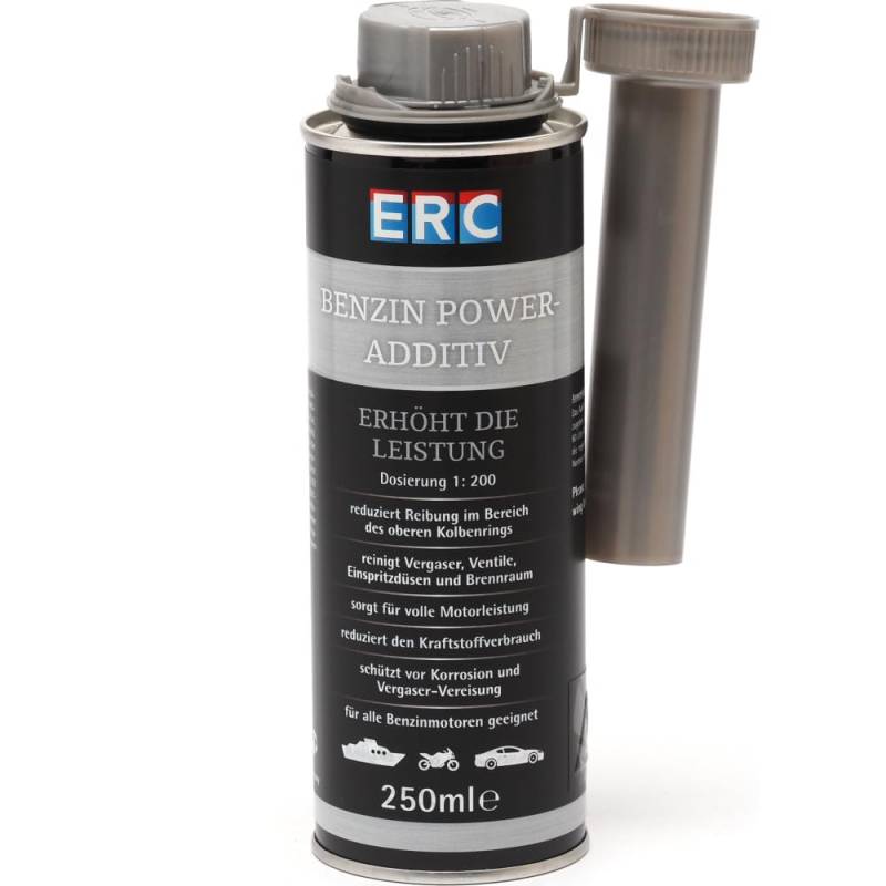 ERC 250 ml Benzin Power Additiv, für eine Anwendung von ERC