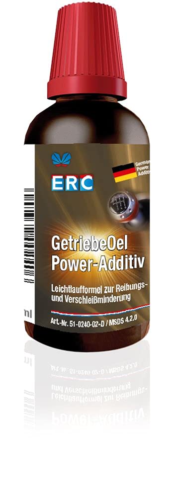 ERC GetriebeOel Power-Additiv 50ml Flasche, reduziert hocheffektiv Reibung durch MoS2-Schmierung von ERC
