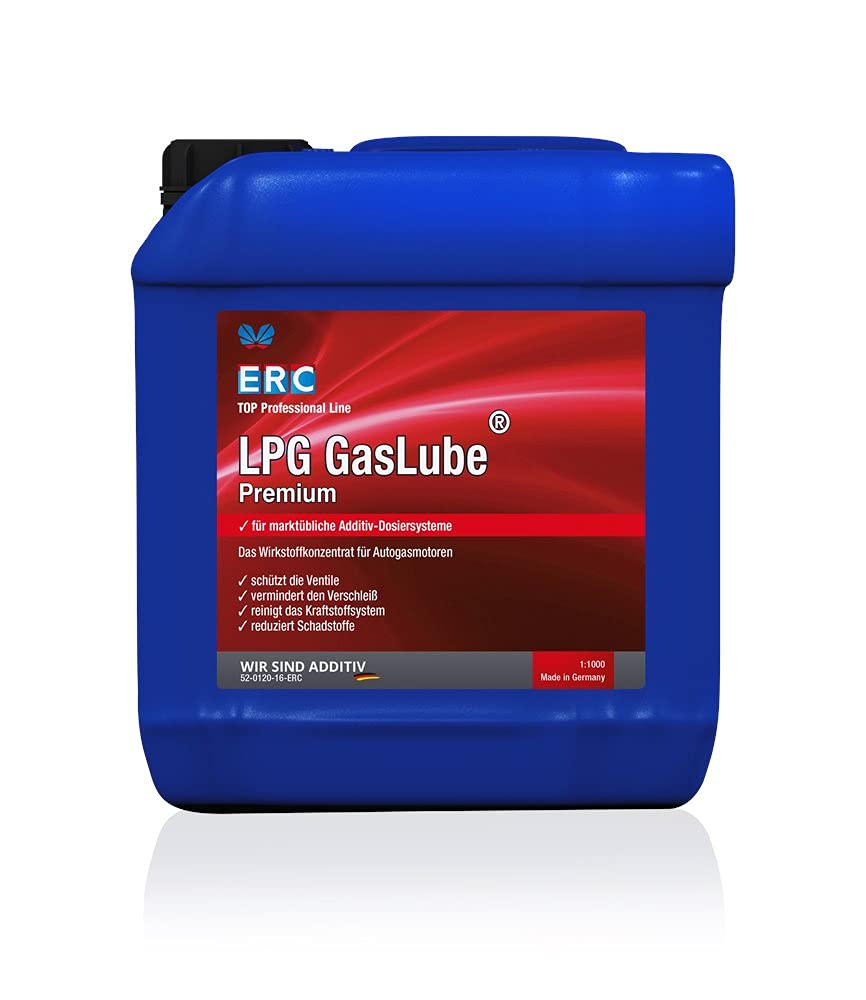 ERC LPG GasLube® Premium, für LPG Autogasbetrieb, 1:1000, 5L Kanister von ERC