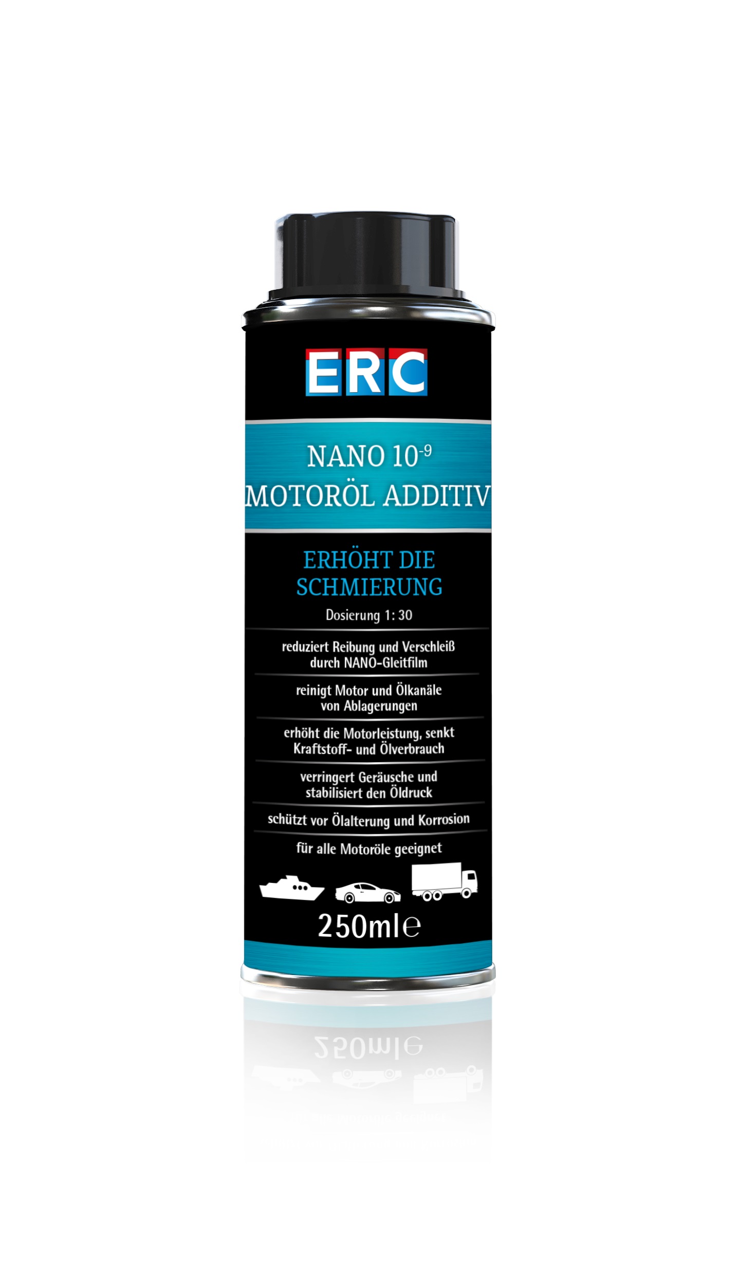 ERC Nano 10-9 Motoröl Additiv, 250 ml von ERC