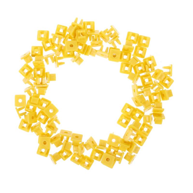 ERINGOGO 200Stücke Trimetür Panel Clips für Auto Langlebige Kunststoffbefestigungselemente zur Einfachen Installation Passend für Motorabdeckung Stoßfänger und Kennzeichen Vielseitige von ERINGOGO