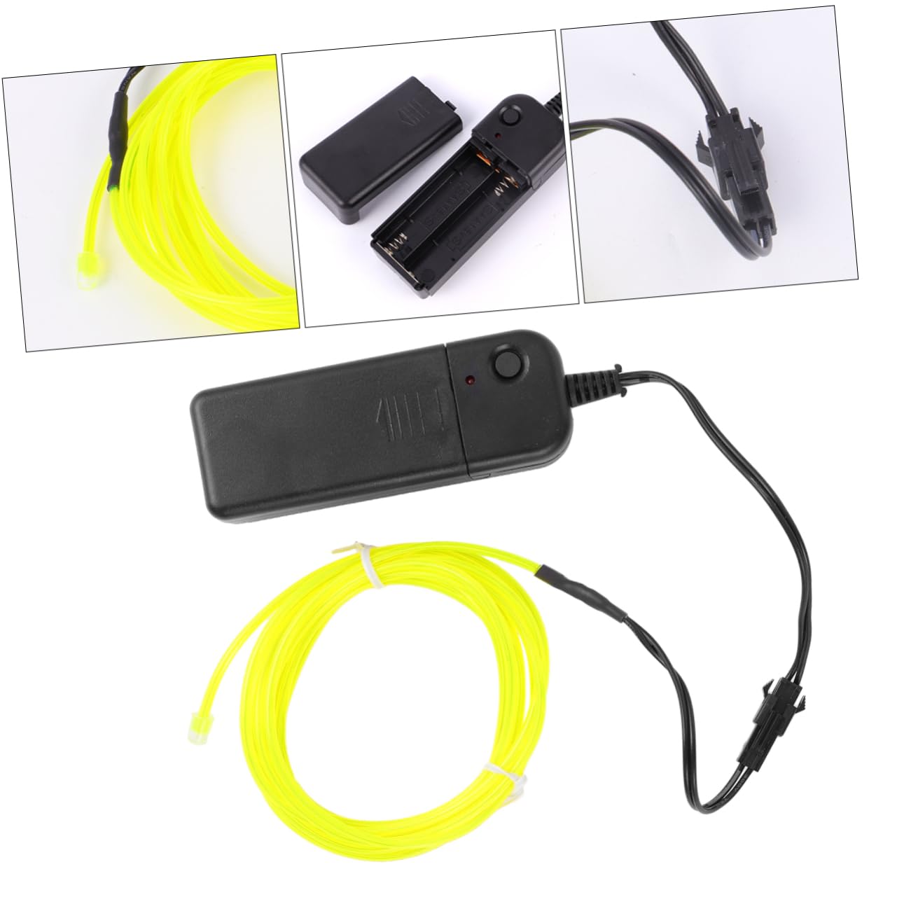 ERINGOGO 2M Leuchtendes Kabel Flexibles EL Draht Lichtband Fluoreszierendem ohne Batterie Dekoration Cosplay und Partygestaltung Lichtmodi Energieeffizient ERINGOGO 2M Leuchtendes Kabel Flexibles EL Draht Lichtband Fluoreszierendem ohne Batterie Dekoration Cosplay und Partygestaltung Lichtmodi Energieeffizient von ERINGOGO