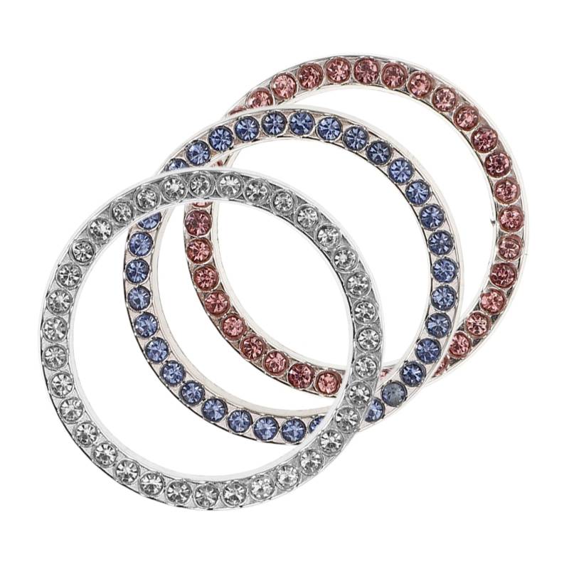 ERINGOGO 3Stücke Push To Start Tastenabdeckung Bling Zündknopf Für Auto Strass Einfache Installation Kompatibel Mit Verschiedenen Automodellen Farblich Abgestimmt von ERINGOGO