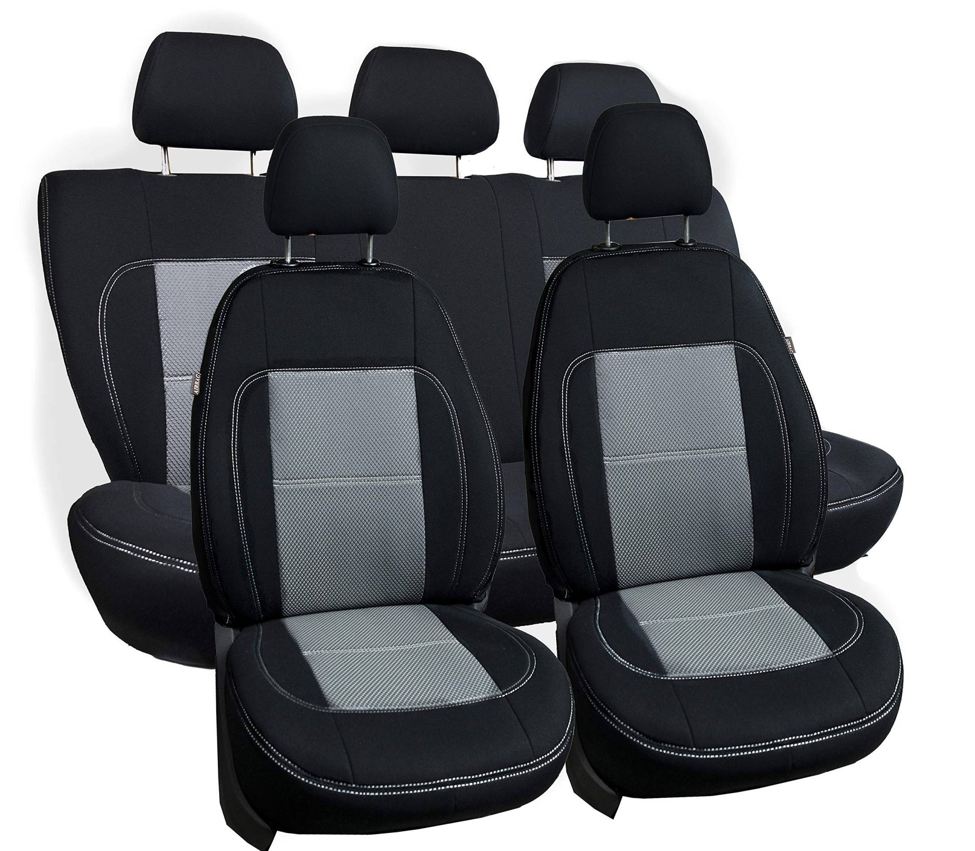 ERJOT Autositzbezüge kompatibel mit Renault Kangoo II Grau maßgefertigte modellspezifische Sitzbezüge Komplett Set ERJOT Autositzbezüge kompatibel mit Renault Kangoo II Grau maßgefertigte modellspezifische Sitzbezüge Komplett Set von ERJOT