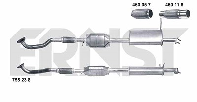 Ernst Katalysator [Hersteller-Nr. 755238] für Hyundai von ERNST